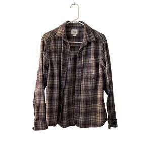 BDG Urban Outfitters Womens Flannel Top Size XS 100% Cotton Purple